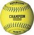 Wilson Champion Series WTA9133BUSSFPYB 12 Inch USSSA Synthetic Leather Fastpitch Softball