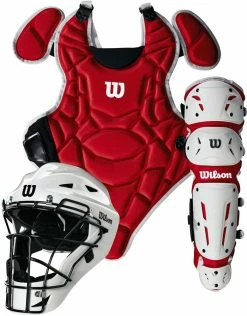 Wilson EZ Gear 2.0 Youth Large/XLarge Catcher's Gear Set WB57202LXL -baseball Sales wilson ez gear 2 youth large xlarge catchers gear set wb57202lxl 24