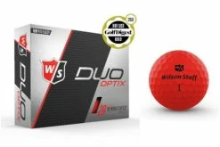 Wilson Staff Duo Soft Optix 6 Dozen Red Dawn Golf Balls - Free Shipping!